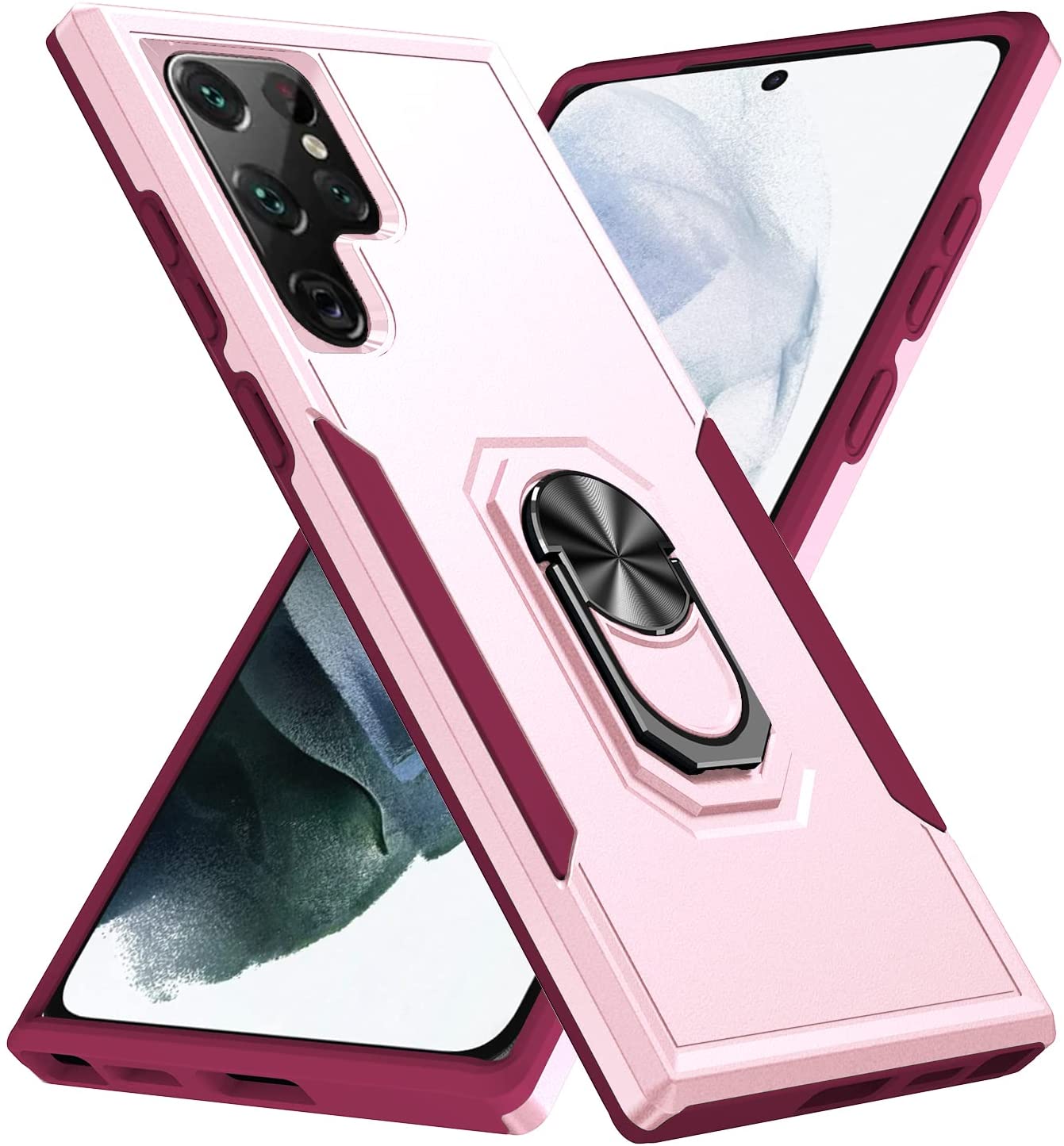 Heavy Duty Ring Case for Samsung Galaxy S23 Ultra Heavy Duty Ring Case for Samsung Galaxy S23 Ultra